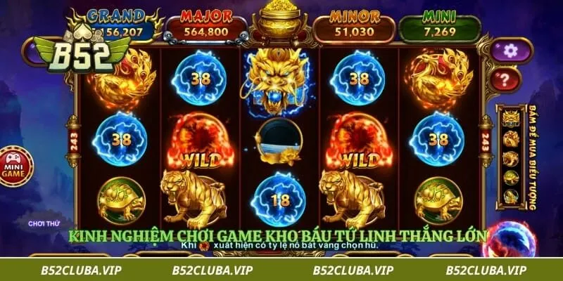Kho Báu Tứ Linh B52 – Game Đổi Thưởng Hấp Dẫn Cho Cược Thủ 3 Kinh nghiệm chơi game kho báu tứ linh thắng lớn