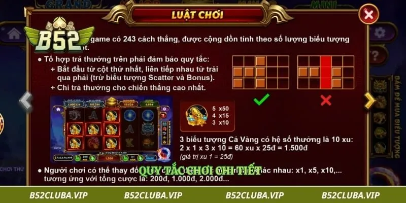 Kho Báu Tứ Linh B52 – Game Đổi Thưởng Hấp Dẫn Cho Cược Thủ 2 Quy tắc chơi chi tiết